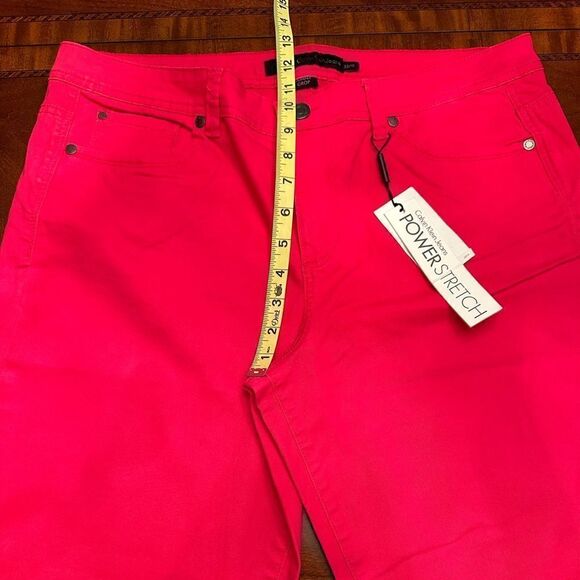 Calvin Klein slim fit cropped leg lightweight jeans in pink size 33/16 - Picture 7 of 7